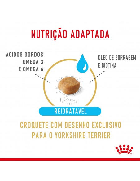 Royal Canin BHN Yorkshire Terrier Adult 8+ Alimento Seco Cão