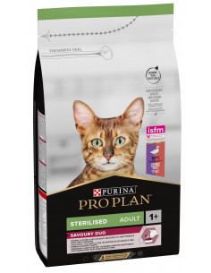 Pro Plan Gato Sterilised Savoury Duo Pato e Figado 1.5 Kg