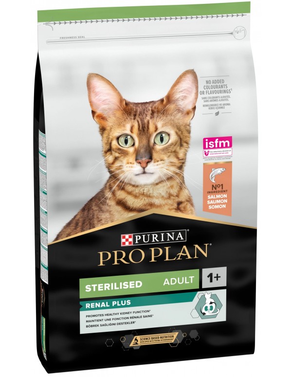 Pro Plan Gato Sterilised Renal Plus Salmão 10 Kg