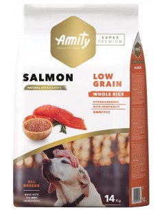 Amity Super Premium Adulto Salmão (Low Grain) 14 Kg
