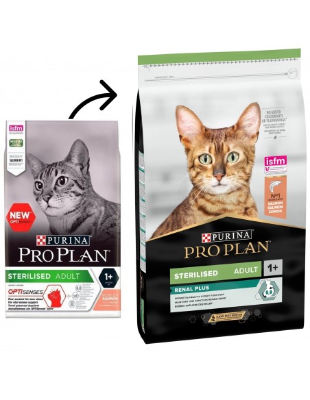Pro Plan Gato Sterilised Renal Plus Salmão