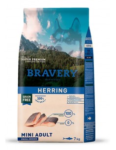 Bravery Adulto Small e Mini Arenque (Grain Free)