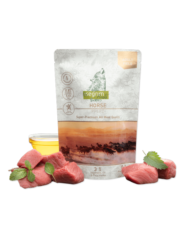 Monoproteina de Cavalo, Vegetais e Óleo de Linhaça 410 Gr