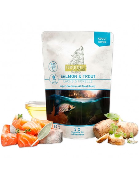 Salmão, Truta, Óleo de Flor de Açafrão e Ervas 410 Gr