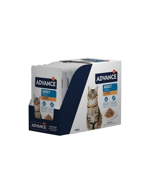 Advance Gato Adulto Frango Humido 12X85 Gr