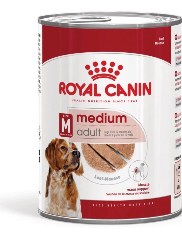 Royal Canin Cão Medio Adulto Humido 410 Gr