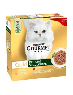 GOURMET® Gold Delicias Suculentas 8 X 85 Gr