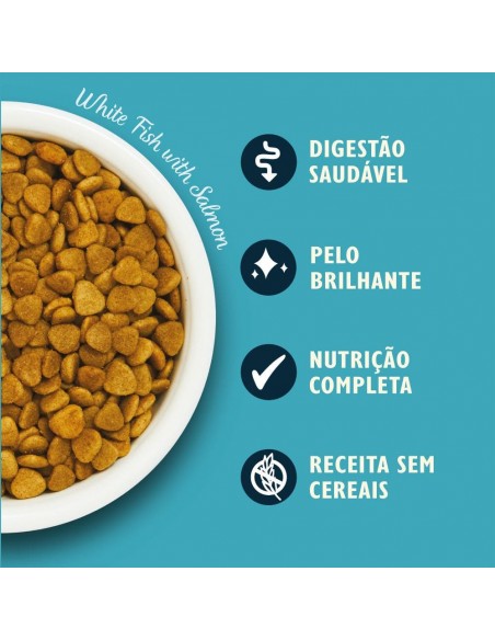 LILY`S KITCHEN® Gato Peixe Branco e Salmão