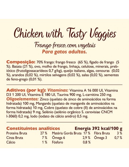 LILY`S KITCHEN® Gato com frango e legumes