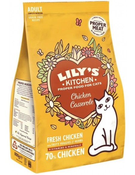 LILY`S KITCHEN® Gato com frango e legumes 800 Gr