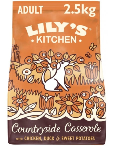 LILY`S KITCHEN® Frango, Pato e Batata Doce 2.5 Kg