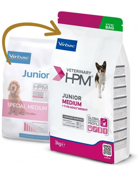 Virbac Cão HPM Junior Medio