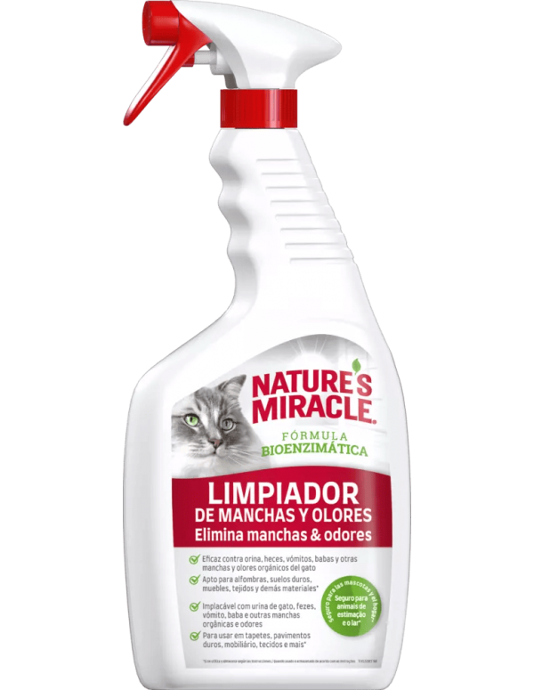 Nature's Miracle Spray Eliminador de Manchas e Odores