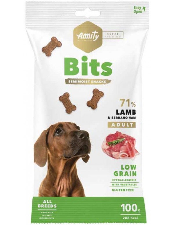 Amity Cão Super Premium Snack Borrego e Presunto 100 Gr