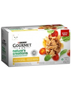 GOURMET Nature Creation Frango e Peru 4 X 85 Gr
