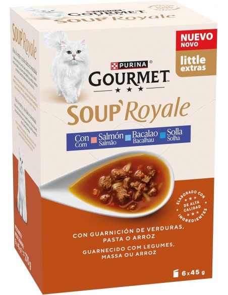 Gourmet Soup Royale Salmão Bacalhau e Solha