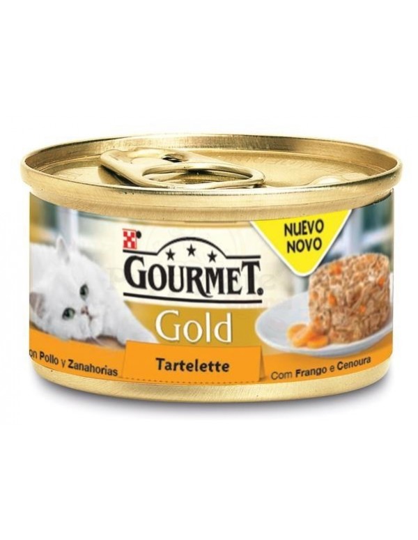 GOURMET® Gold Tartelette com Frango com Cenouras 85g 