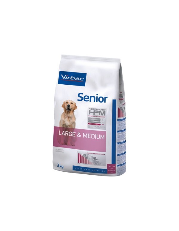 Virbac HPM Senior Dog Large & Medium Alimento Seco Cão