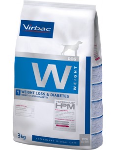 Virbac Veterinary HPM 3Kg Dog Weight Loss & Diabetes Alimento Seco Cão