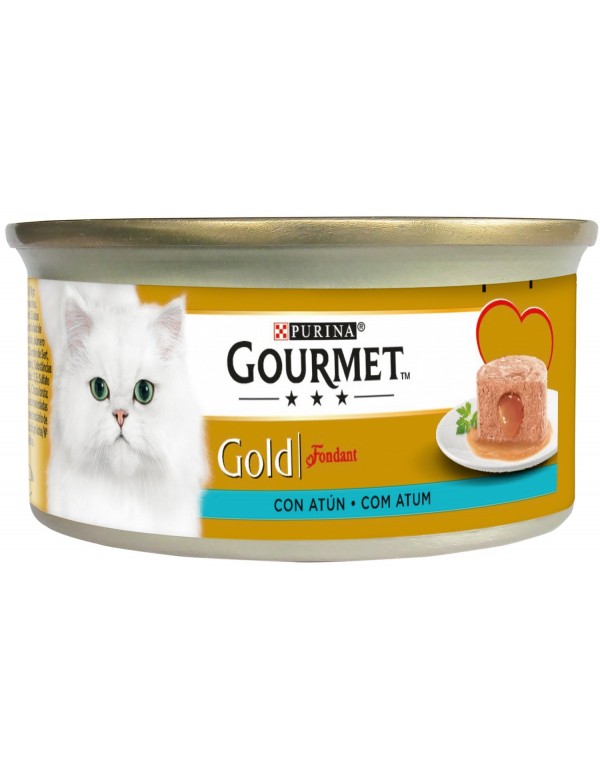 GOURMET Gold Fondant Atún Alimento Humido Gato 85 Gr