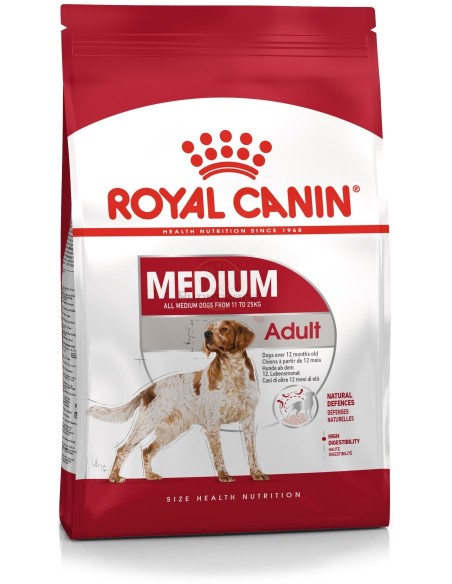 Embalagem Royal Canin Cão Médio Adulto